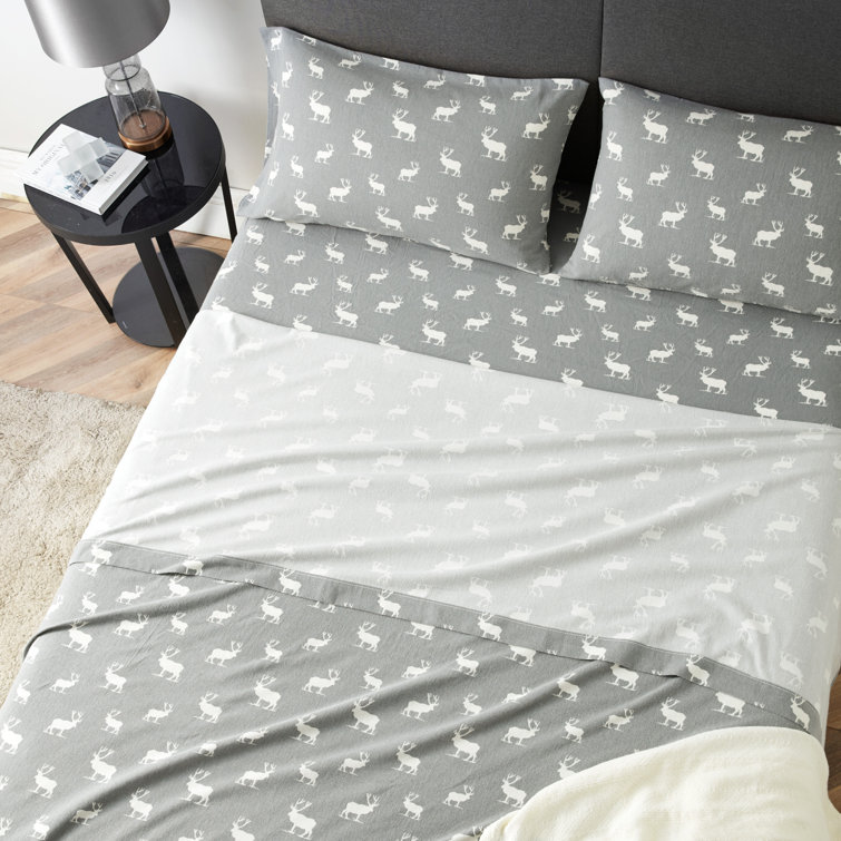 Eddie Bauer Cozy Cotton Flannel Sheet Sets in Novelty Designs & Reviews